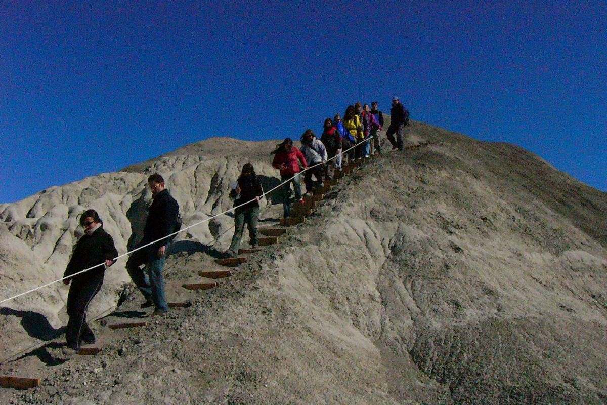 trekking en el bosque petrificado